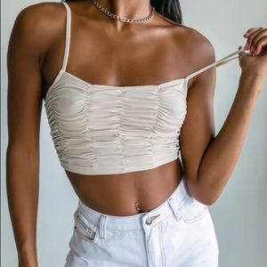 Princess Polly Adrienne crop top size US 8 NWT